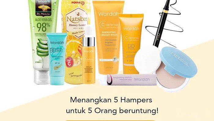 [GIVEAWAY ALERT] Ikut Dan Dapatkan Hampers Berisi Makeup Dan Skin Care Dari Beautynesia Yuk!