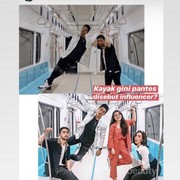 [FORUM] waduh, 2 selebgram ini foto sambil injak kursi MRT?