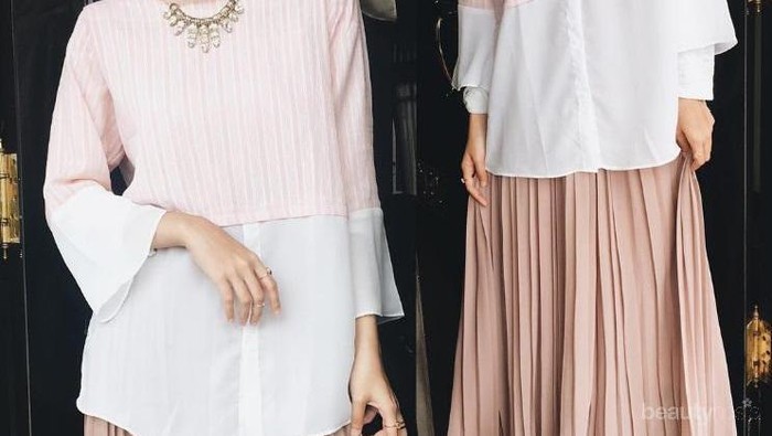 Yuk, Tampil Lebih Feminin Kasual dengan Tiru Padu Padan Hijab dan Rok Ini!