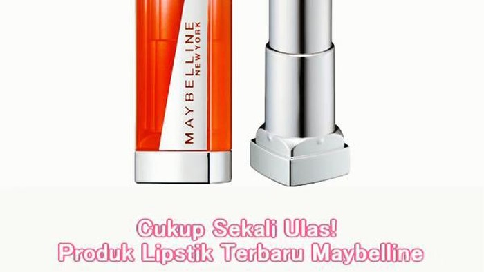 Cukup Sekali Ulas! Produk Lipstik Terbaru Maybelline