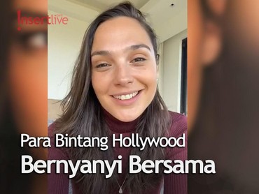 Lakukan Aksi Lawan Corona, Gal Gadot dan Teman-teman Nyanyikan Lagu Imagine