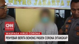 VIDEO: Penyebar Hoaks Pasien Corona Ditangkap