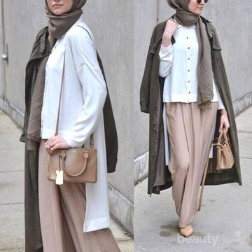 Tampil Modis dengan 5 Tips Padu Padan Celana Palazzo Hijab Berikut Ini