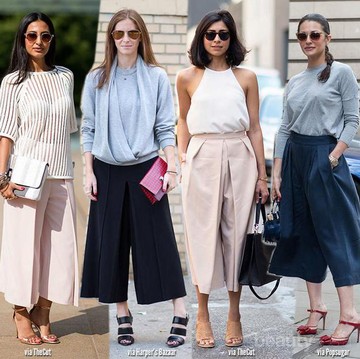 Yuk, Intip Padu Padan Celana Kulot Tanggung yang Fashionable!