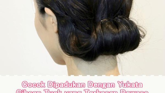 Cocok Dipadukan Dengan Yukata Gibson Tuck yang Terkesan Dewasa