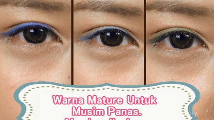 Warna Mature Untuk Musim Panas. Membandingkan Color Eyeliner