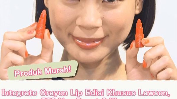 Produk Murah! Integrate Crayon Lip Edisi Khusus Lawson, 500 Yen Dapat 2 Wanra