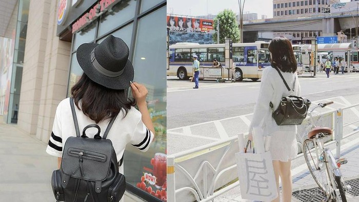 Inspirasi Tampil Stylish dan Girly dengan Tas Ransel Ala Jepang Ini