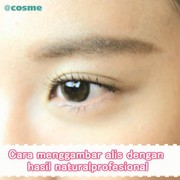 Cara menggambar alis dengan hasil natural A la profesional