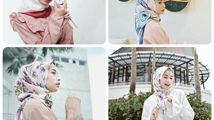 Psst, Ikuti Tips Padu Padan Hijab Satin Motif yang Lagi Hits di Kalangan Selebgram Ini Yuk!