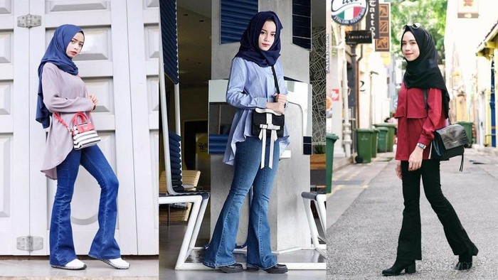 Kembali Tren, Inspirasi Celana Cutbray untuk Hijabers yang Bikin Kamu Tampil Fashionable