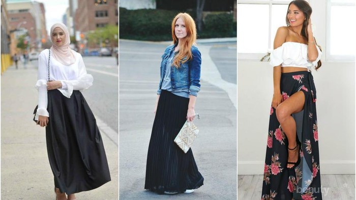 Untuk Kuliah Hingga Liburan ke Pantai, Kamu Bisa Coba Berbagai Gaya dengan Maxi Skirt Hitam Ini! Untuk Kuliah Hingga Liburan ke Pantai, Kamu Bisa Coba Berbagai Gaya dengan Maxi Skirt Hitam Ini!