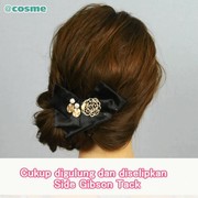 Cukup digulung dan diselipkan  Side Gibson Tack
