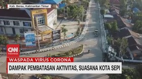 VIDEO: Dampak Pembatasan Aktivitas, Suasana Kota Sepi