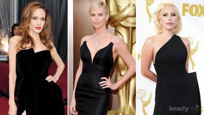 Ladies, Yuk Intip Inspirasi Gaun Hitam Cantik Ala Selebriti Hollywood