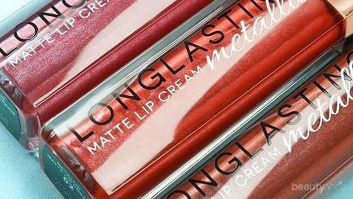 Rekomendasi Lip Matte Cream Lokal Shade Metalik Untuk Tampilan Bibir Trendi