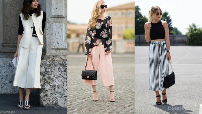 Tidak Hanya Kaos, Celana Kulot Juga Cocok Kamu Padukan dengan Berbagai Atasan Ini Lho!