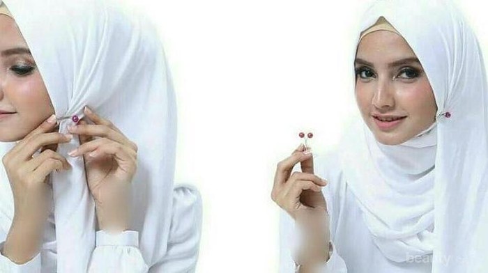 Simak Video Tutorial Hijab dengan Klip Peniti Sebagai Pengganti Jarum Pentul!