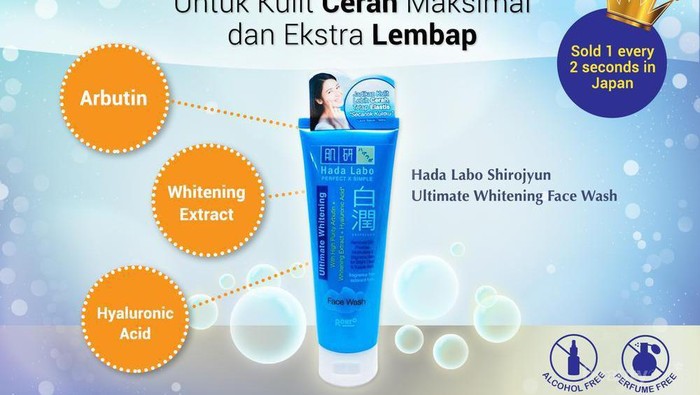[HARGA SPESIAL] Beli Hada Labo Shirojyun Ultimate Whitening Face Wash di Beautynesia Store!