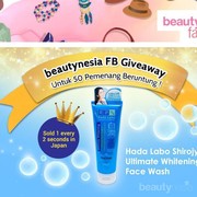 Ayo Ikuti Beautynesia FB Giveaway dan Menangkan 50 Hada Labo Shirojyun Face Wash!