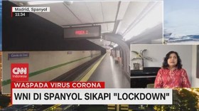 VIDEO: WNI di Spanyol Sikapi 'Lockdown'