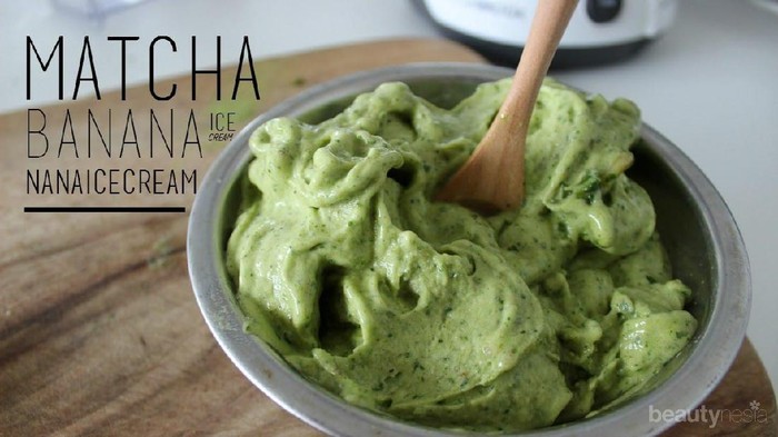 Hanya Perlu 3 Steps untuk Nikmati Matcha Banana Nice Cream Sendiri di Rumah!