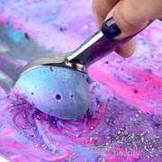 Resep Mudah Membuat Homemade Ice Cream Galaxy yang Instagrammable di Rumah