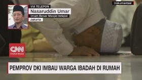 Pemprov DKI Imbau Warga Ibadah di Rumah