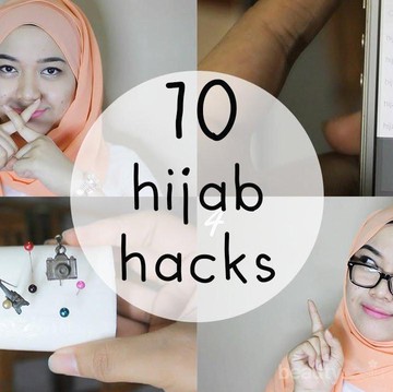 10 Hijab Hacks untuk Ritual Menggunakan Hijab yang Lebih Mudah & Cepat!