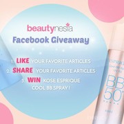 JOIN BEAUTYNESIA FACEBOOK GIVEAWAY & WIN KOSE ESPRIQUE COOL BB SPRAY!