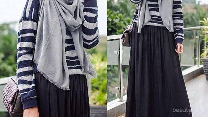 4 Tutorial Pashmina Tanpa Jarum dan Peniti Ala Rani Hatta 4 Tutorial Pashmina Tanpa Jarum dan Peniti Ala Rani Hatta