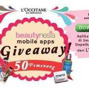 BEAUTYNESIA GIVEAWAY! Download Aplikasi Beautynesia di Smartphone & Dapatkan 50 Skincare Set dari L'Occitane!