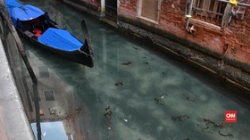 VIDEO: Lockdown di Italia Sebabkan Air Venesia Jernih