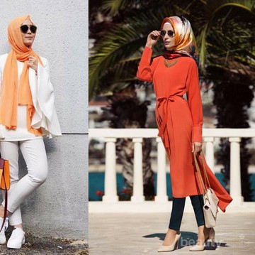img-title Ceriakan Gayamu dengan 5 Pilihan Padu Padan Sempurna Hijab Warna Oranye