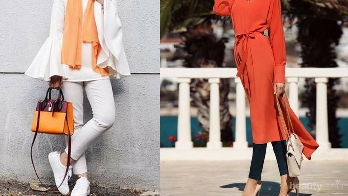 Ceriakan Gayamu dengan 5 Pilihan Padu Padan Sempurna Hijab Warna Oranye