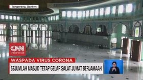VIDEO: Sejumlah Masjid Tetap Gelar Salat Jumat Berjamaah