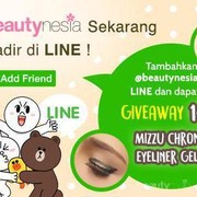 BEAUTYNESIA LINE GIVEAWAY! Add LINE Beautynesia dan Dapatkan 100 MIZZU Chrome Eyeliner Gel!