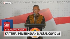 VIDEO: Begini Kriteria Pemeriksaan Massal Covid-19