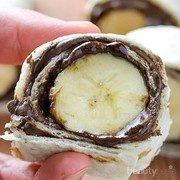 Snack Sehat Sushi Pisang dan Cokelat Nutella, Cuma 5 Menit Membuatnya!