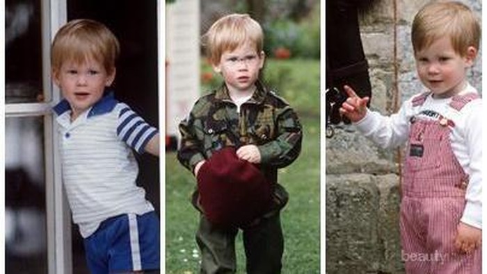 Super Menggemaskan, Ini 7 Potret Imutnya Pangeran Harry waktu Kecil