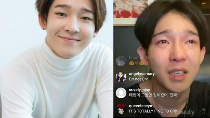 Menangis saat Siaran Live di Instagram, Agensi Jelaskan Kondisi Terkini Nam Taehyun!