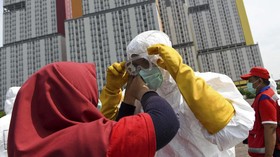 Suami Kerja di RS Wisma Atlet, Istri dan Anak Positif Corona
