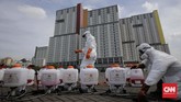 FOTO : Menyulap Wisma Atlet Jadi RS Darurat Corona Wisma Atlet Kemayoran disulap menjadi rumah sakit darurat untuk pasien Covid-19 akibat virus corona.