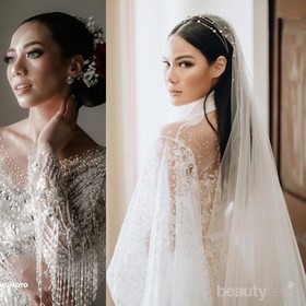 Hasil Makeup Sendiri Vinna Gracia dan Abel Cantika di Hari Pernikahan, Lebih Suka Mana?