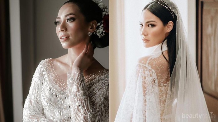 Hasil Makeup Sendiri Vinna Gracia dan Abel Cantika di Hari Pernikahan, Lebih Suka Mana?