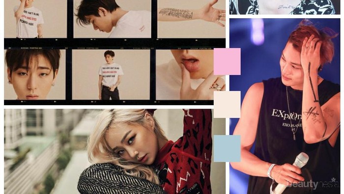 Tidak hanya Seni, Tato Milik para Idol K-pop Ini Memiliki Makna yang Menyentuh!