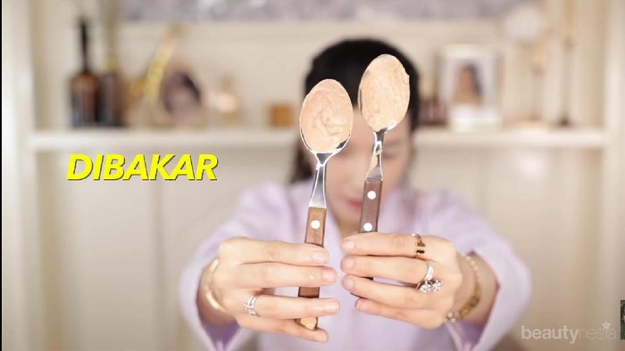 Tasya Farasya Uji Coba Bakar Foundation untuk Makeup, Hasilnya Bikin Kaget!