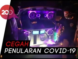 Cegah Corona Menyebar, Polisi Bubarkan Warga Jakarta yang Nongkrong