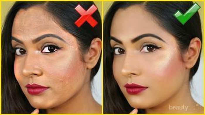 Kulitmu Berjerawat, Hindari 5 Kesalahan ini Saat Memakai Foundation!