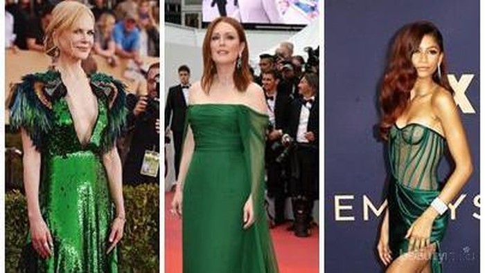 Kumpulan Gaun Warna Hijau Tercantik yang Pernah Dipakai Seleb Hollywood